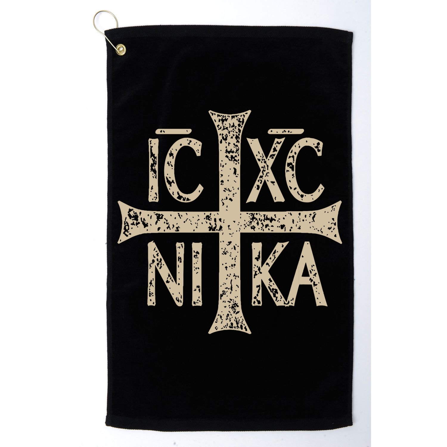 Ic Xc Nika Cross Christogram Orthodox Christian Golf Towel