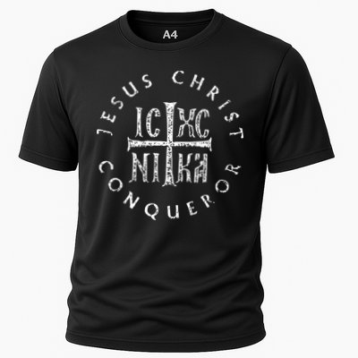 Ic Xc Nika Cross Christogram Orthodox Christian Performance Shirt