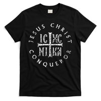 Ic Xc Nika Cross Christogram Orthodox Christian T-Shirt
