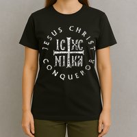 Ic Xc Nika Cross Christogram Orthodox Christian T-Shirt