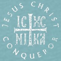 Ic Xc Nika Cross Christogram Orthodox Christian Sueded Cloud Jersey T-Shirt