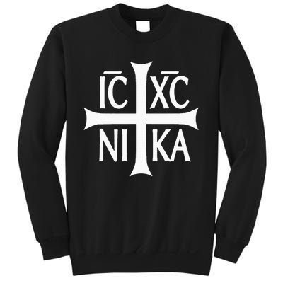 Ic Xc Nika Cross Eastern Christian Greek Sweatshirt