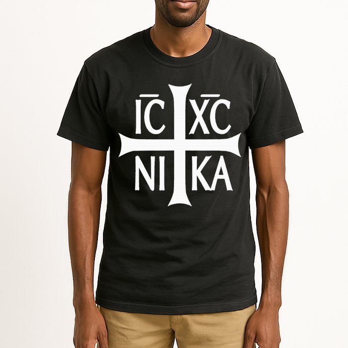 Ic Xc Nika Cross Eastern Christian Greek Tall T-Shirt