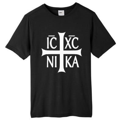 Ic Xc Nika Cross Eastern Christian Greek Tall Fusion ChromaSoft Performance T-Shirt