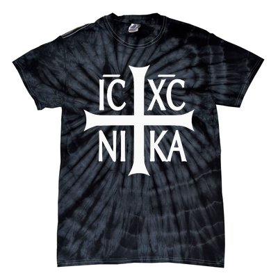 Ic Xc Nika Cross Eastern Christian Greek Tie-Dye T-Shirt