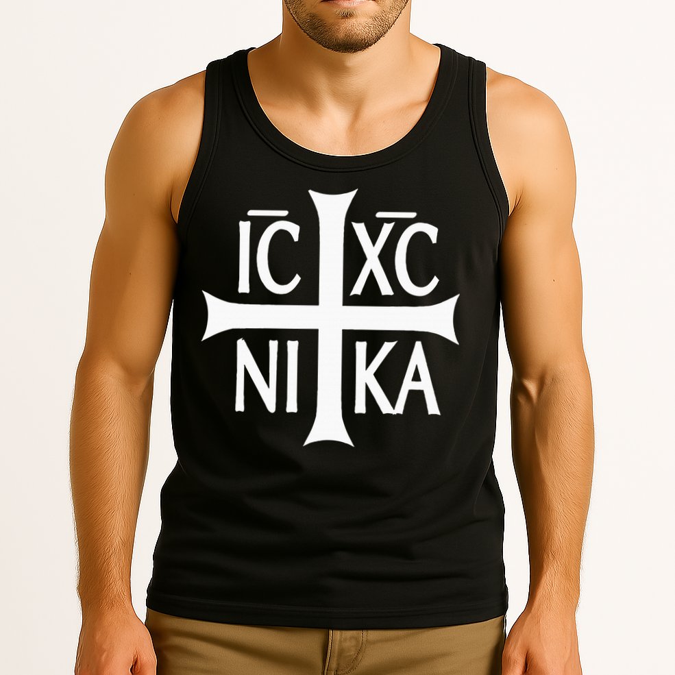 Ic Xc Nika Cross Eastern Christian Greek Tank Top