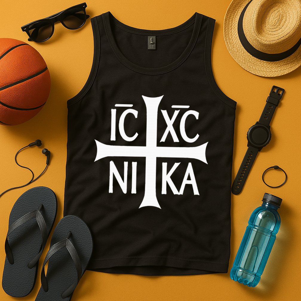 Ic Xc Nika Cross Eastern Christian Greek Tank Top