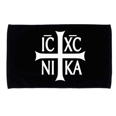 Ic Xc Nika Cross Eastern Christian Greek Microfiber Hand Towel