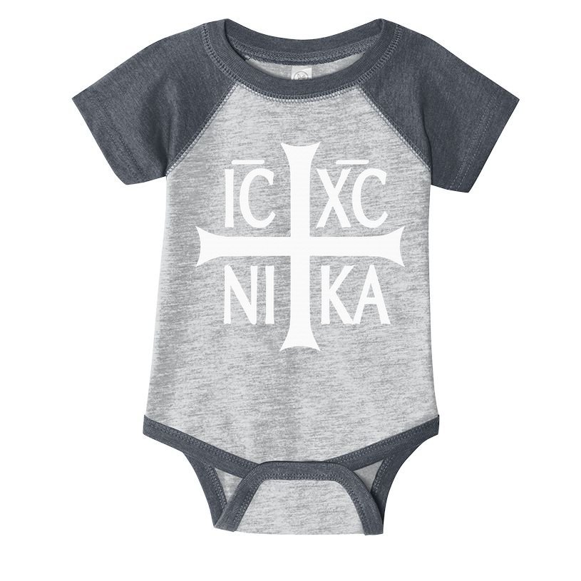 Ic Xc Nika Cross Eastern Christian Greek Infant Baby Jersey Bodysuit