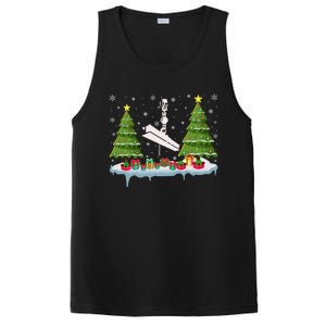 Ironworker Xmas Tree Lighting Ugly Christmas Gift PosiCharge Competitor Tank