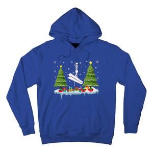 Ironworker Xmas Tree Lighting Ugly Christmas Gift Tall Hoodie