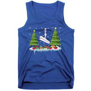 Ironworker Xmas Tree Lighting Ugly Christmas Gift Tank Top