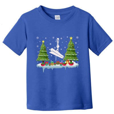 Ironworker Xmas Tree Lighting Ugly Christmas Gift Toddler T-Shirt