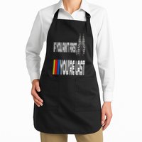 If You Ain't First You're Last Funny Motor Racer Gift Apron
