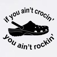 If You AinT Crocin You AinT Rockin Sustainable Bucket Hat