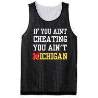 If You Aint Cheating You AinT Michigan Mesh Reversible Basketball Jersey Tank