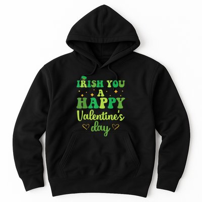 Irish You A Happy Valentine's Day Green Holiday Hoodie