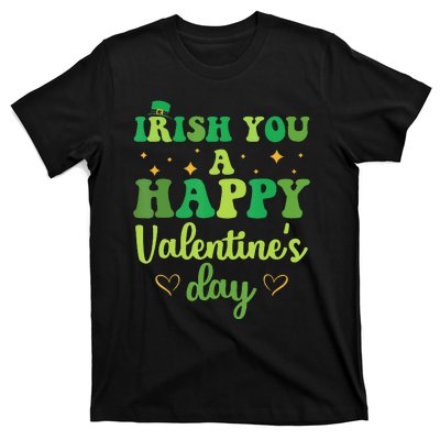 Irish You A Happy Valentine's Day Green Holiday T-Shirt