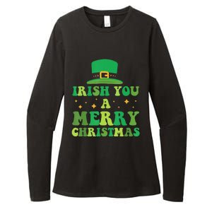 Irish You A Merry Christmas Holiday Womens CVC Long Sleeve Shirt