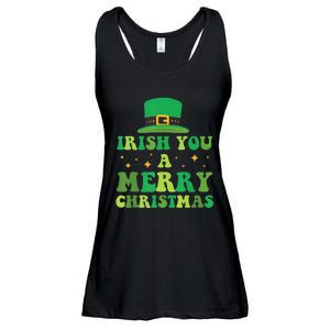 Irish You A Merry Christmas Holiday Ladies Essential Flowy Tank