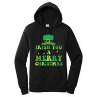 Irish You A Merry Christmas Holiday Women's Pullover Hoodie