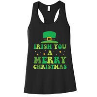 Irish You A Merry Christmas Holiday Women's Racerback Tank