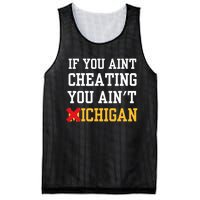 If You Aint Cheating You Aint Michigan Mesh Reversible Basketball Jersey Tank