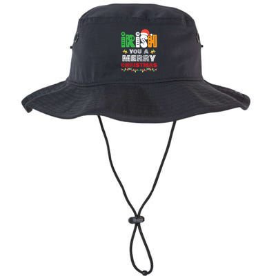 Irish You A Merry Christmas Winter Holiday Gifts Funny Xmas Long Sleeve Bucket Hat