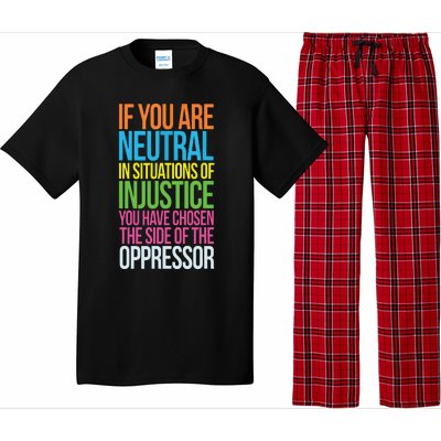 If You Are Neutral In Situations Refugee Equality Top Pajama Set