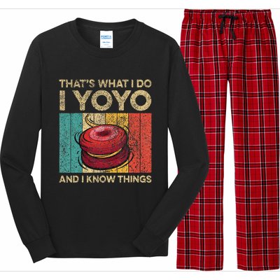 I Yoyo And I Know Things Funny Long Sleeve Pajama Set