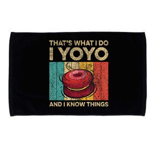 I Yoyo And I Know Things Funny Microfiber Hand Towel