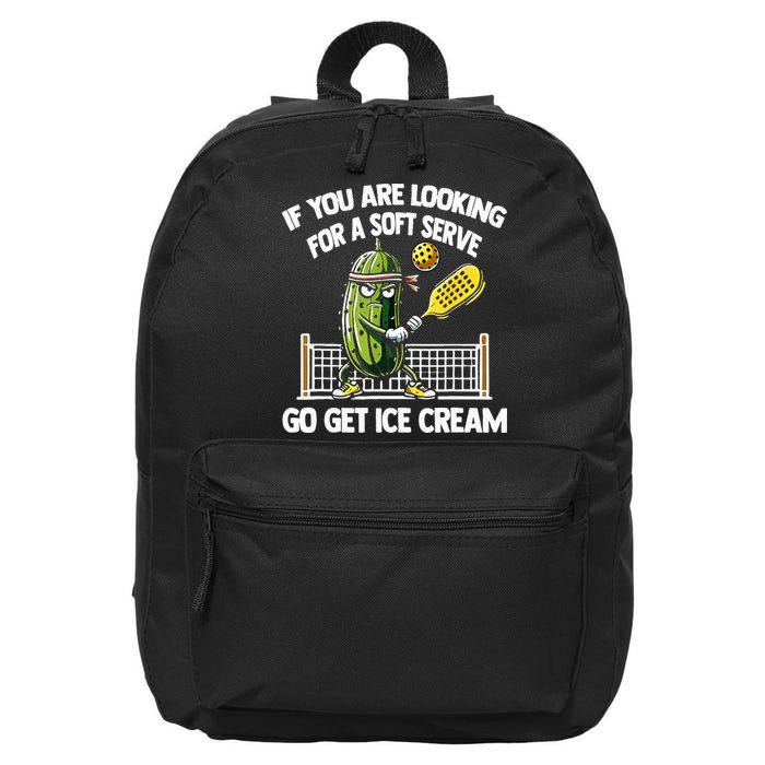 If You Are Looking For A Soft Serve Go Get Ice Cream 16 in Basic Backpack