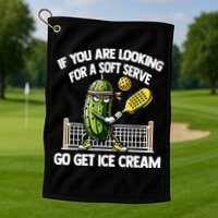 If You Are Looking For A Soft Serve Go Get Ice Cream Golf Towel