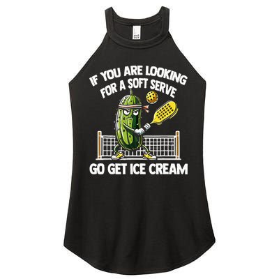 If You Are Looking For A Soft Serve Go Get Ice Cream Women's Perfect Tri Rocker Tank
