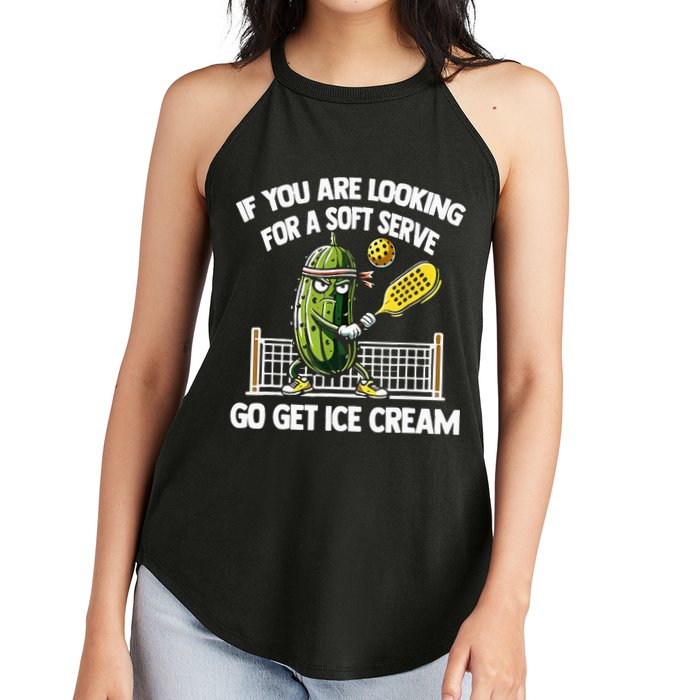 If You Are Looking For A Soft Serve Go Get Ice Cream Women's Perfect Tri Rocker Tank