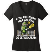 If You Are Looking For A Soft Serve Go Get Ice Cream Women's V-Neck T-Shirt