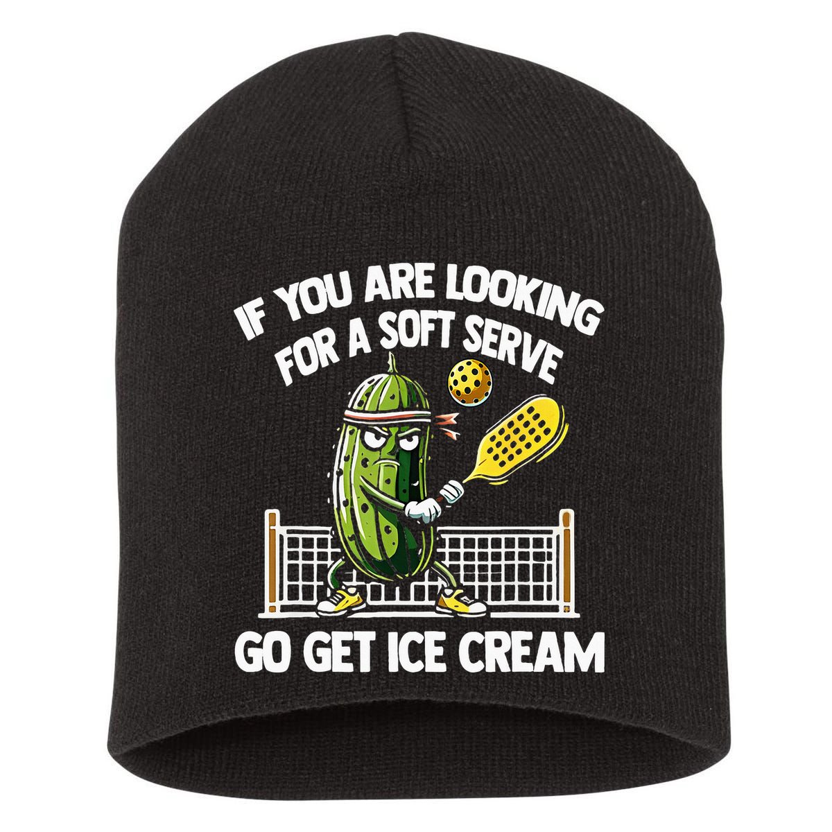 If You Are Looking For A Soft Serve Go Get Ice Cream Short Acrylic Beanie