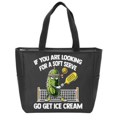 If You Are Looking For A Soft Serve Go Get Ice Cream Zip Tote Bag