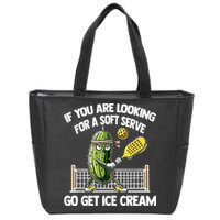 If You Are Looking For A Soft Serve Go Get Ice Cream Zip Tote Bag