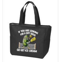 If You Are Looking For A Soft Serve Go Get Ice Cream Zip Tote Bag