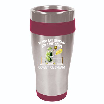 If You Are Looking For A Soft Serve Go Get Ice Cream 16oz Travel Tumbler