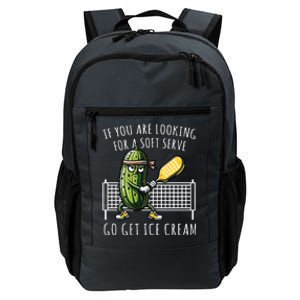 If You Are Looking For A Soft Serve Go Get Ice Cream Funny Pickleball Daily Commute Backpack