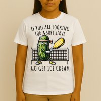 If You Are Looking For A Soft Serve Go Get Ice Cream Funny Pickleball T-Shirt