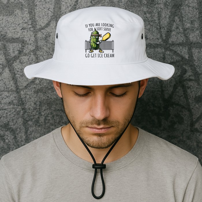 If You Are Looking For A Soft Serve Go Get Ice Cream Funny Pickleball Legacy Cool Fit Booney Bucket Hat