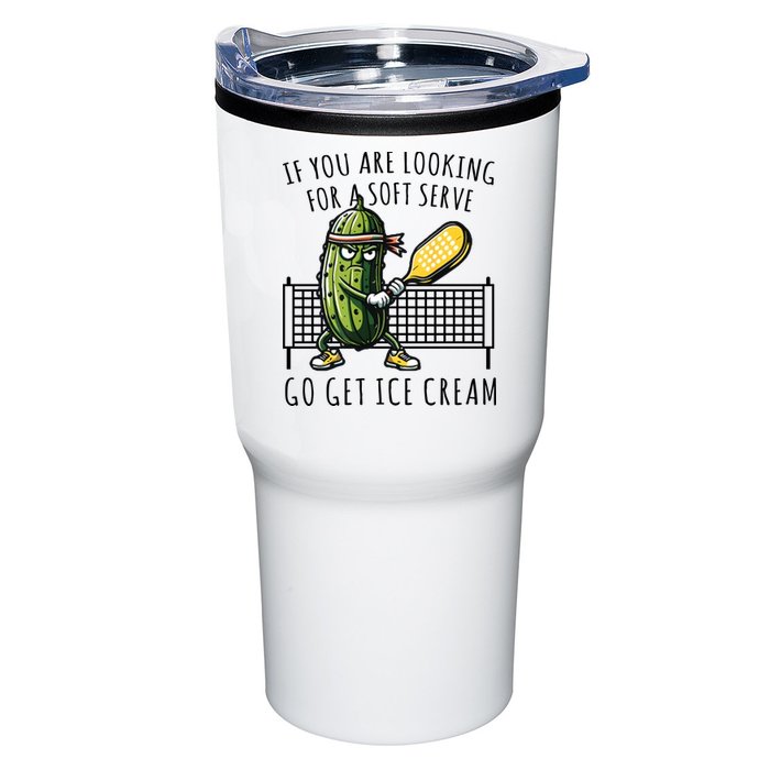 If You Are Looking For A Soft Serve Go Get Ice Cream Funny Pickleball Tumbler