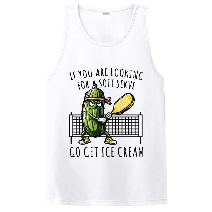 If You Are Looking For A Soft Serve Go Get Ice Cream Funny Pickleball PosiCharge Competitor Tank
