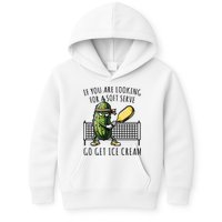 If You Are Looking For A Soft Serve Go Get Ice Cream Funny Pickleball Kids Hoodie