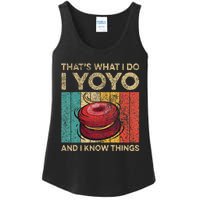 I Yoyo And I Know Things Funny Vintage Yoyo Ladies Essential Tank