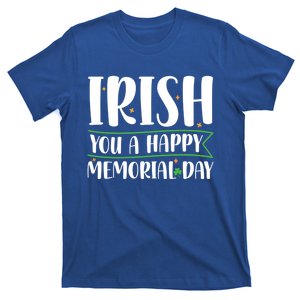 Irish You A Happy Memorial Day Green Cloverleaf Gift T-Shirt