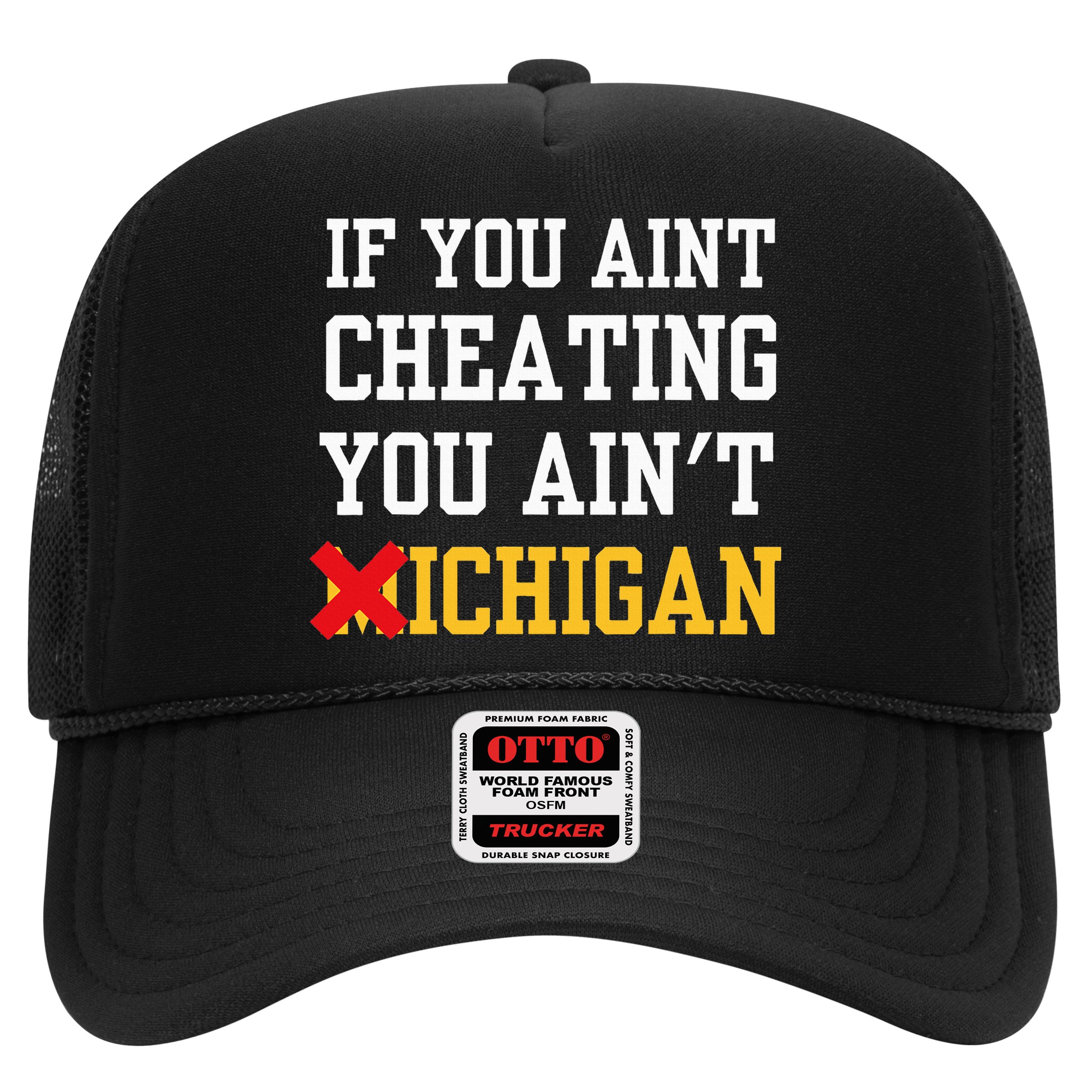 If You Aint Cheating You Ain't Michigan retro  Hat